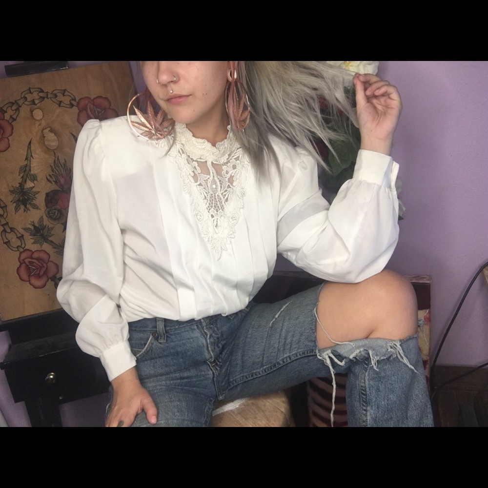 XL true vintage edwardian blouse